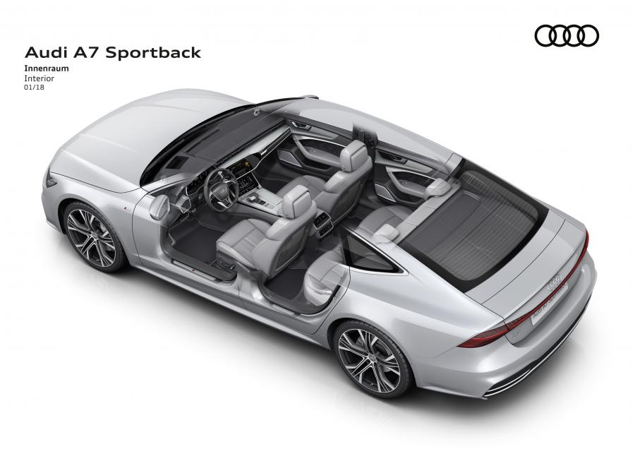Схема Audi A7 Sportback 50 TDI Quattro 2018 года  (WW) (фото 43 из 61)